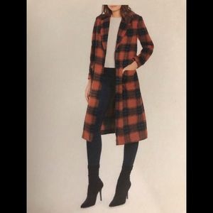 Leith 3/4 Length Coat in Rich Fall Colors. Never Worn. Size L-Oversized. NWOT